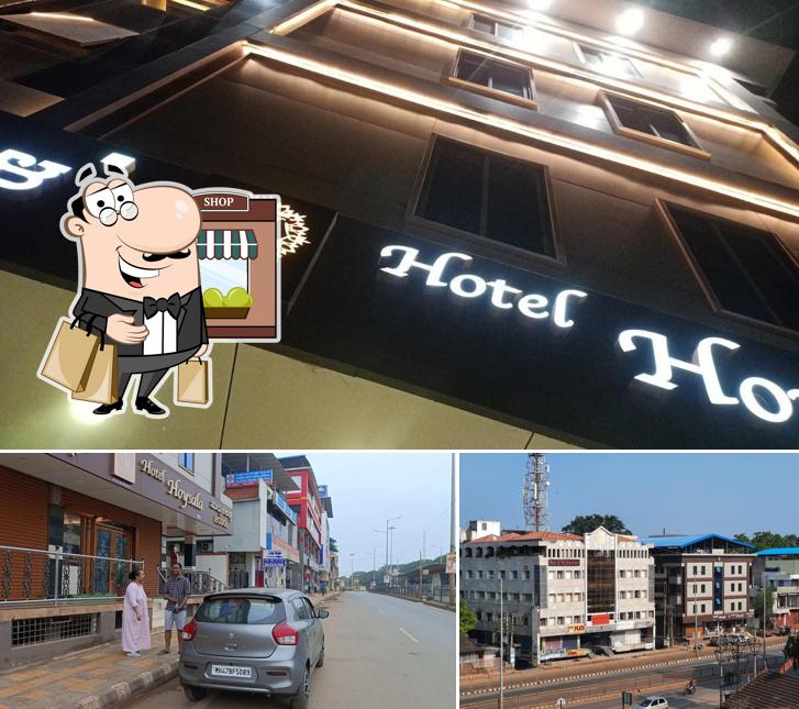 Check out the exterior of Hotel Hoysala