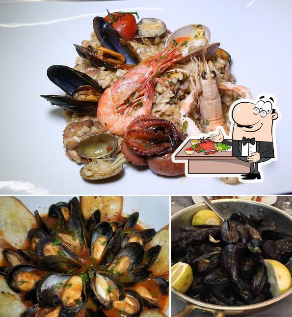 Order seafood at Antica Hostaria Trattorie Martini