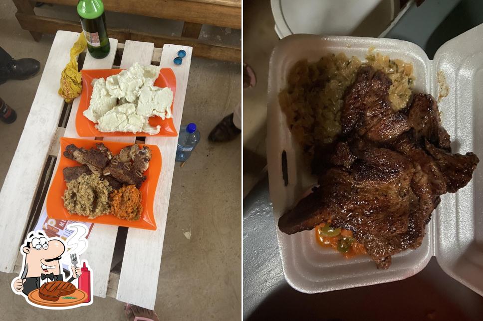 Prenez des repas à base de viande à KANANA CORNER