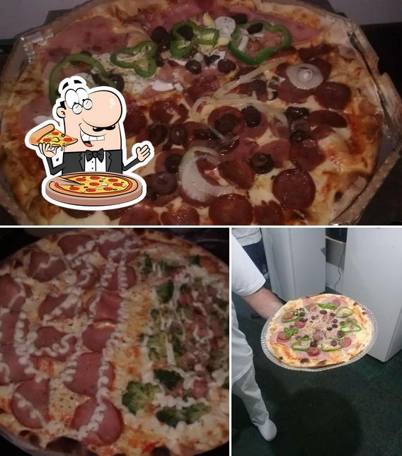 Consiga diversos tipos de pizza