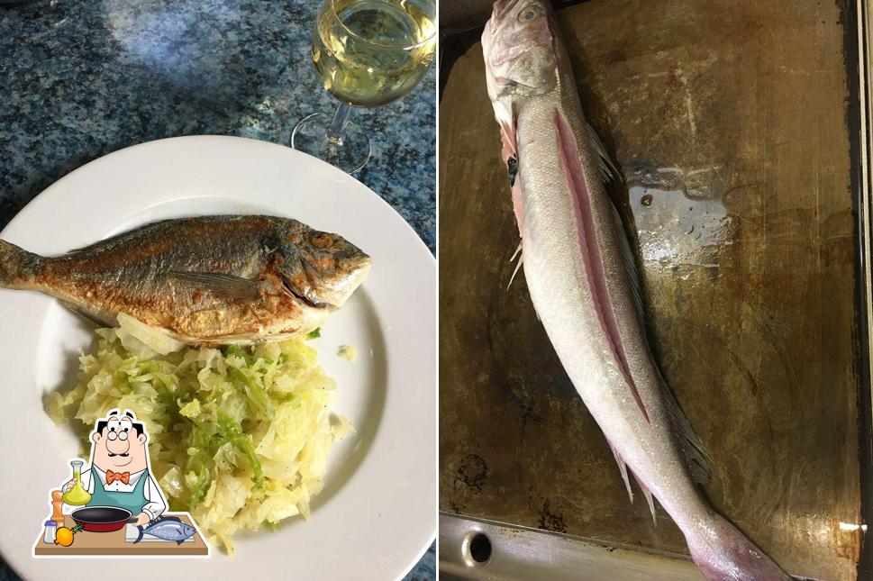 Ribarnica in restavracija Delfin offers a menu for seafood lovers