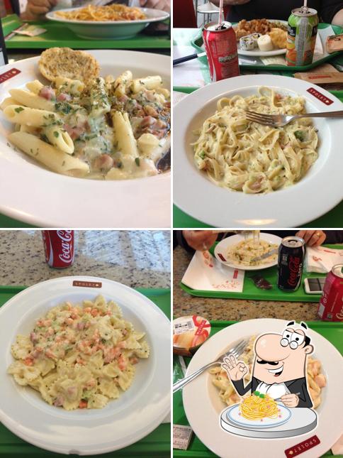 Espaguete carbonara em Spoleto