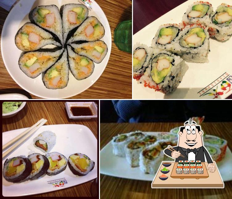 Prenez de nombreuses options de sushi