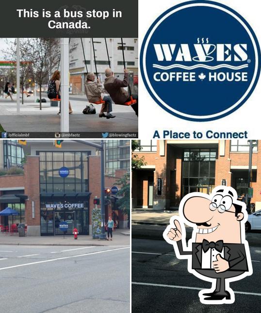 Voici une photo de Waves Coffee House - City Point