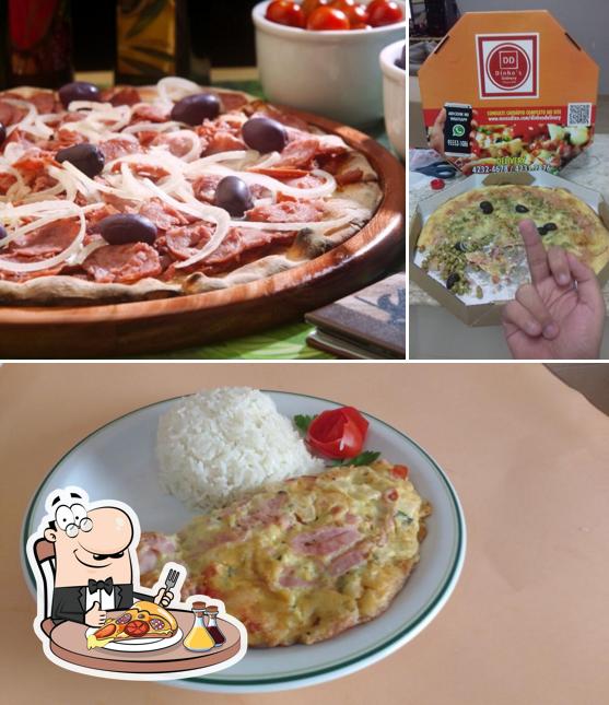 Consiga pizza no Pizza e Comida Brasileira - Dom Dinho Delivery