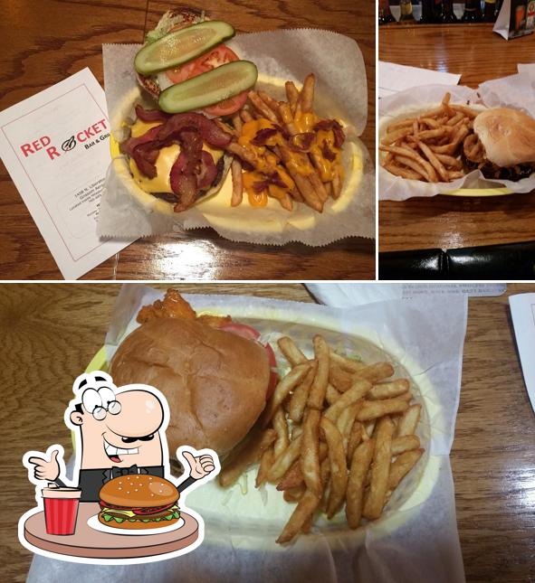 Red Rocket Bar & Grill in Grissom Air Force Base Restaurant menu and