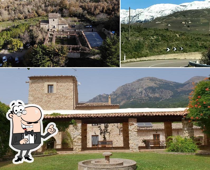 Puoi goderti l'aria fresca da seduto all'esterno di Agriturismo Giardino Donna Lavia - Polizzi Generosa - Parco delle Madonie - Ristorante