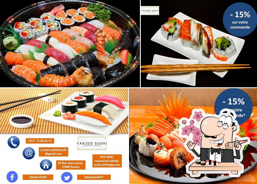 Choisissez de nombreuses options de sushi