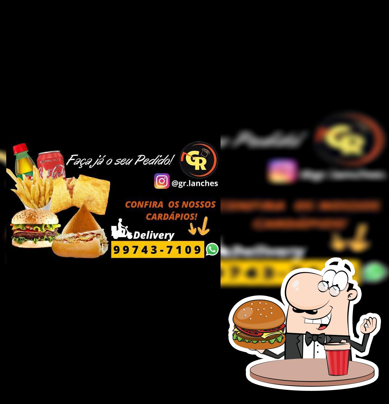 Gr Lanches serve uma escolha de opções para os amantes dos hambúrgueres