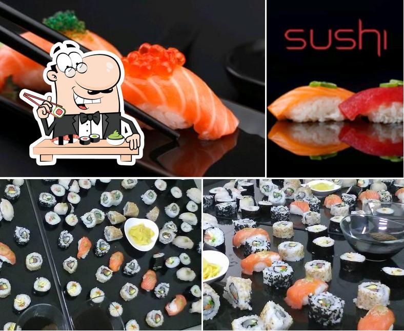 Scegli le varie opzioni di sushi