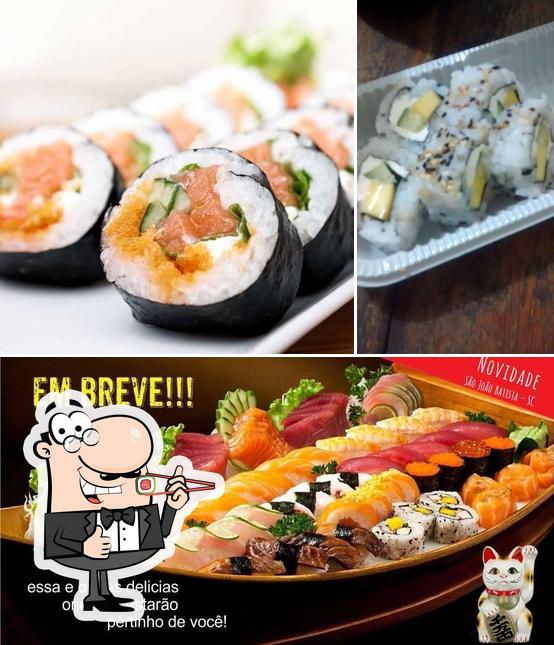 Escolha diversas opções de sushi