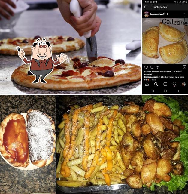 Comida em La Casa da Pizza - Pizzaria