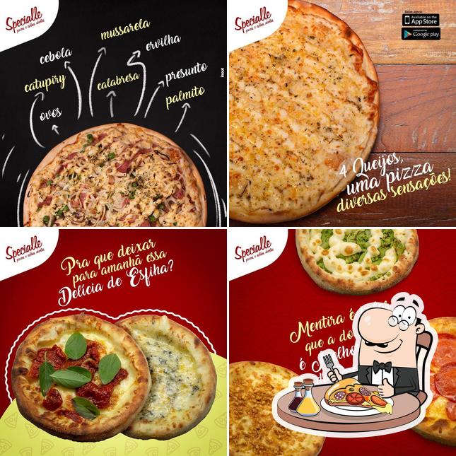 Consiga pizza no Specialle Pizzas e Esfihas