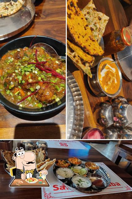 Food at Sangam Dhabha