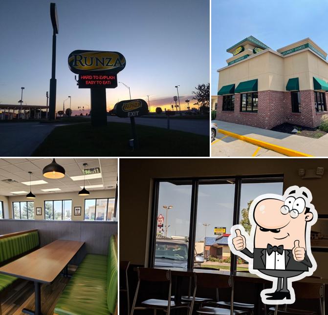 Here's a pic of Runza Restaurant