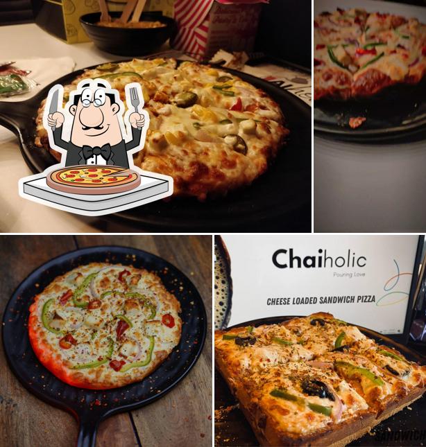 Try out pizza at Chaiholic Panipat