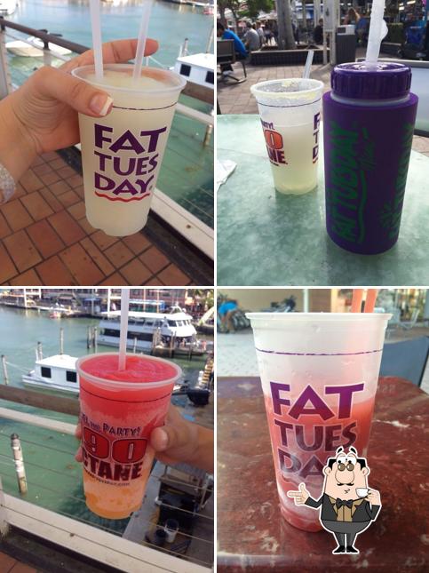 Check out various drinks served at Fat Tuesday Bayside 1