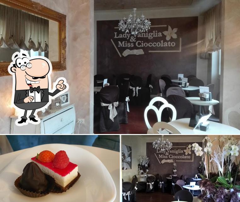 Lady Vaniglia & Miss Cioccolato si caratterizza per la interni e cibo