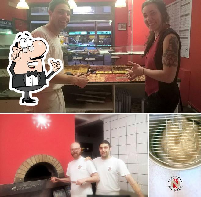 Gli interni di Pizzeria da Nico