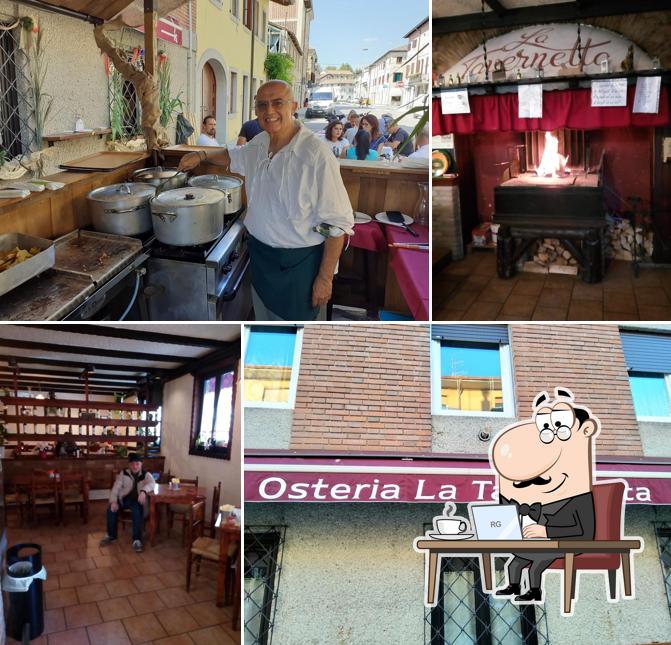 Gli interni di La Tavernetta di Rosmery Copparoni...Osteria