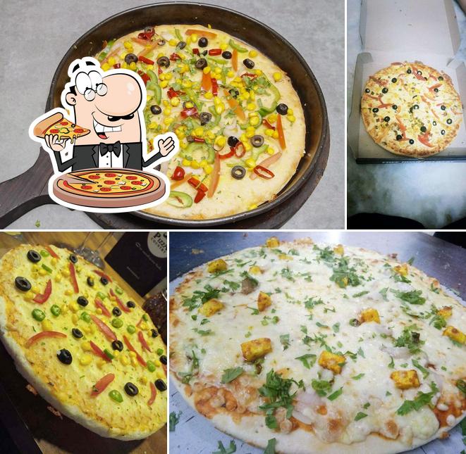 Try out pizza at Pizza Country Restaurant