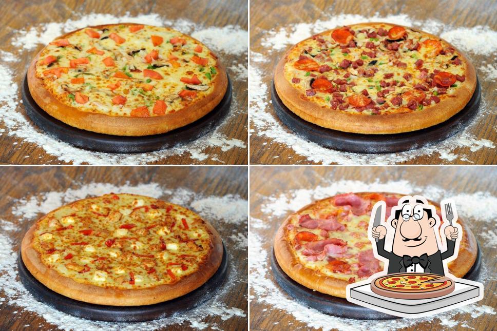 A Roman's Pizza Willows Crossing, vous pouvez prendre des pizzas