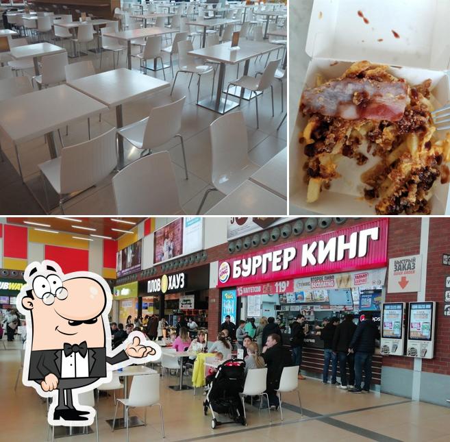 The restaurant's interior and meat