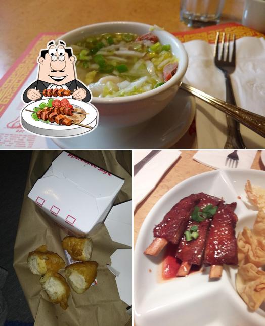 Food at Golden Dragon Chinese Restaurant