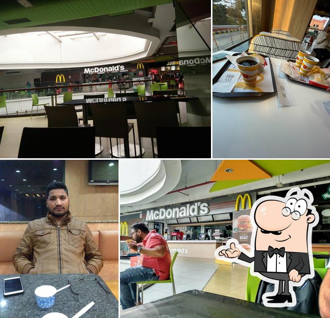 The interior of McDonald's