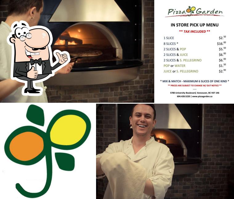 Pizza Garden (UBC), 5780 University Blvd in Vancouver Restaurant menu