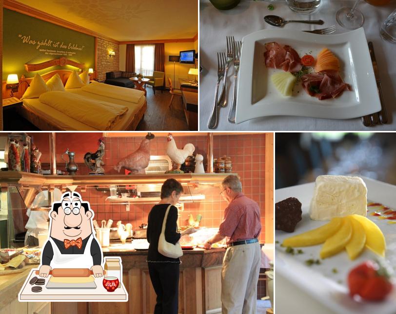 Hotel & Apartments Kirchbühl bietet eine Mehrzahl von Süßspeisen