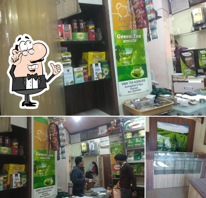 The interior of Vinay Tea Agency - Tea & coffee vending machines supplier - Varanasi Tea coffee & soup premixes