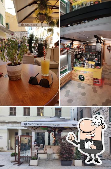 Gli interni di Sushi & Juice Bar - Fresh and Hash