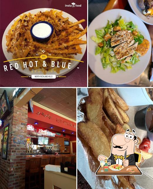 Food at Red Hot & Blue North Richland Hills