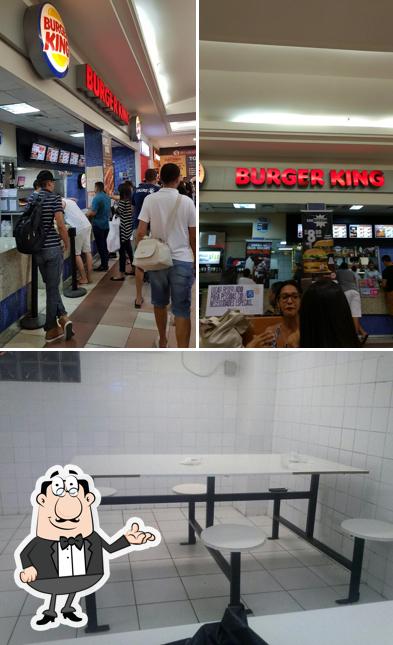 O interior do Burger King