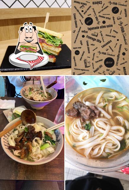 Club sandwichs à FRESH NOODLES RESTAURANT