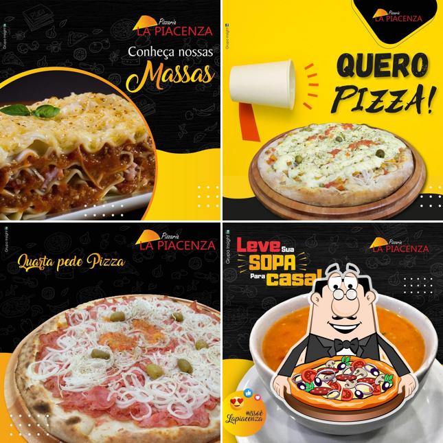 Peça diversos estilos de pizza