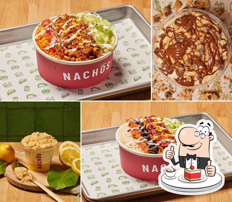 NACHOS - MEXICAN GOOD FOOD offre une sélection de plats sucrés