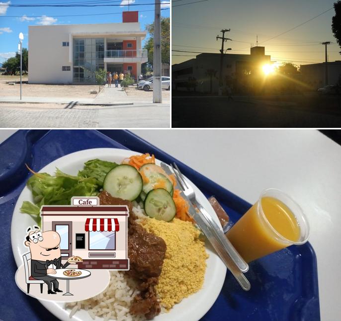 Esta é a foto apresentando exterior e comida no Novo Restaurante Universitário Nº2 UFC