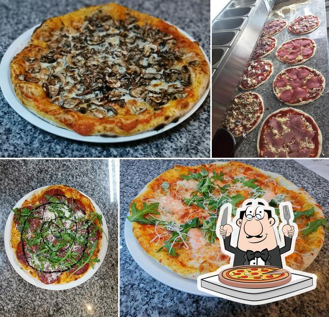 Pide una pizza en Florentina Steinofen Pizzeria
