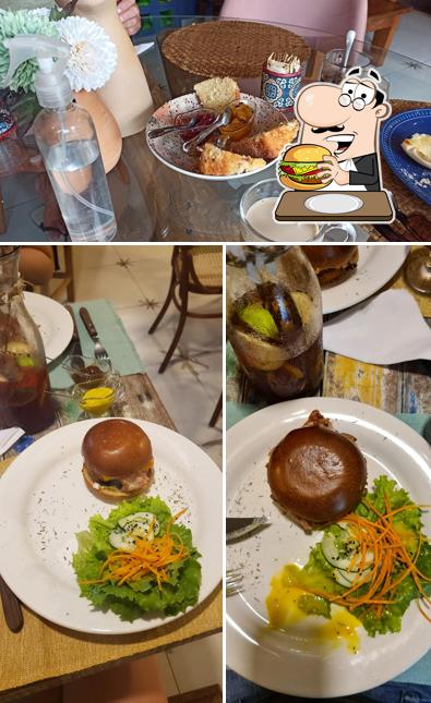 Experimente um hambúrguer no Teju Gastronomia