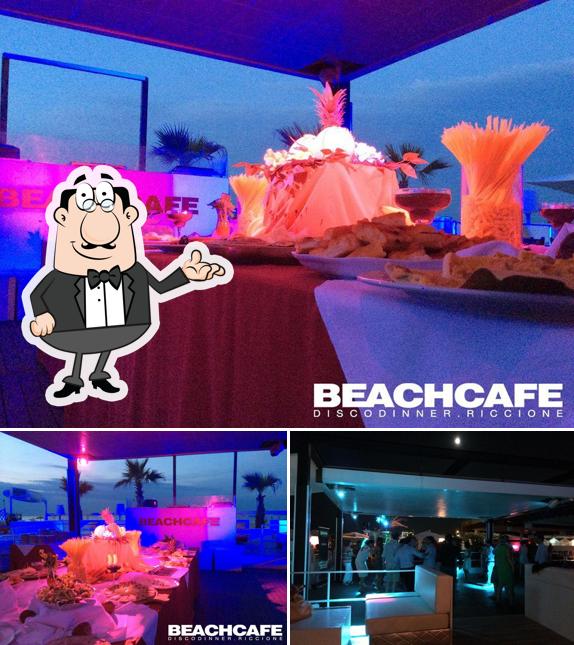 Gli interni di Beach Cafè Riccione