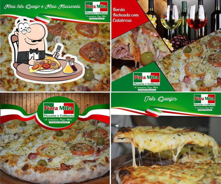 Consiga diversos variedades de pizza