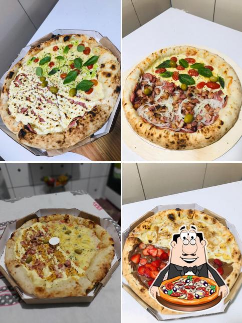 Escolha diferentes estilos de pizza