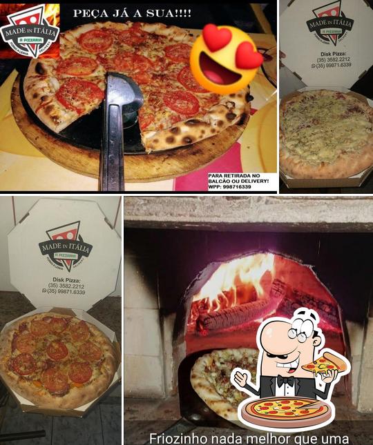 Peça pizza no Pizzaria Made in Itália