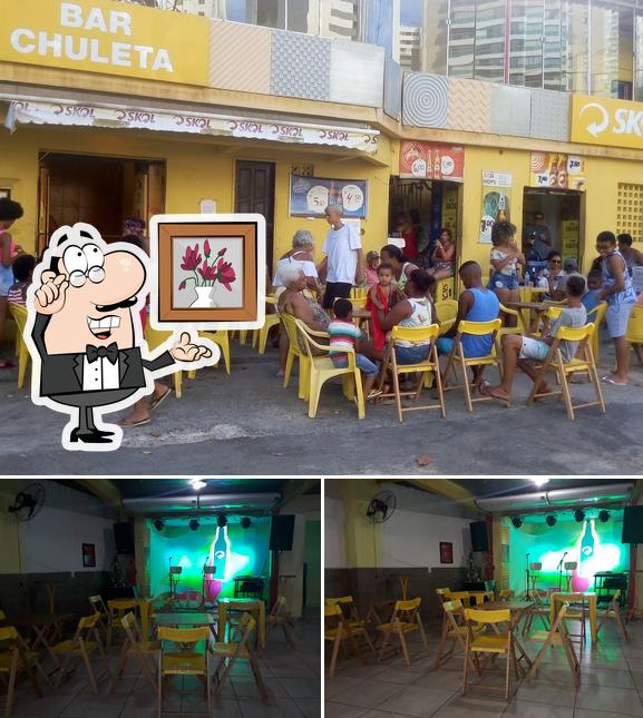 O interior do Chuleta Politeama