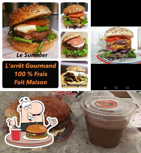 Commandez un hamburger à L'arrêt Gourmand