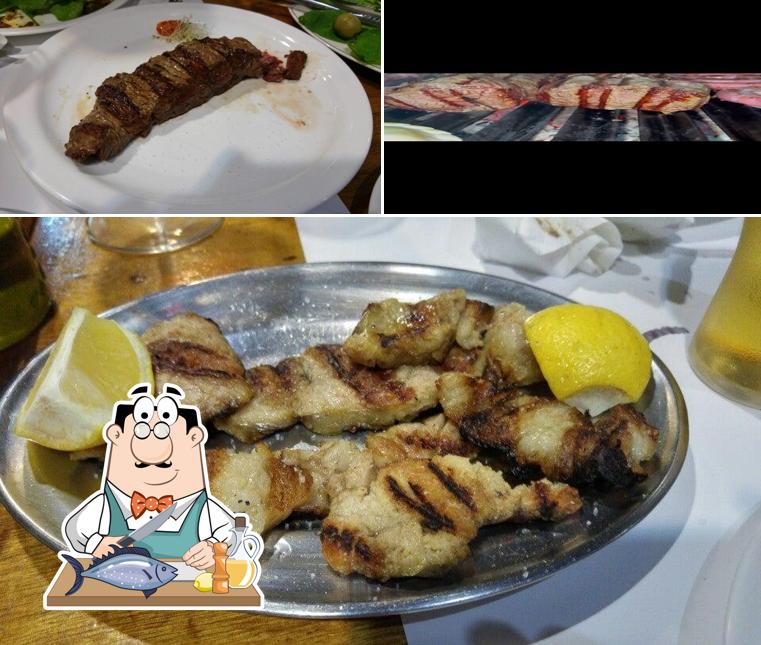 Salmão grelhado em Parrilla Argentina