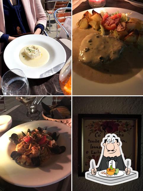 Platti al Trattoria Alla Fontana