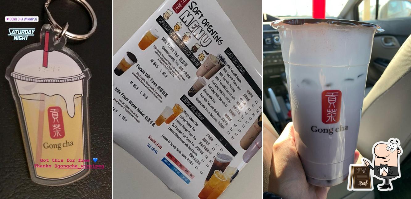 Gong Cha In Winnipeg Restaurant Menu